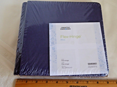 8x8'' True Creative Memories COBALT Coverset with Pages and Protectors NEW