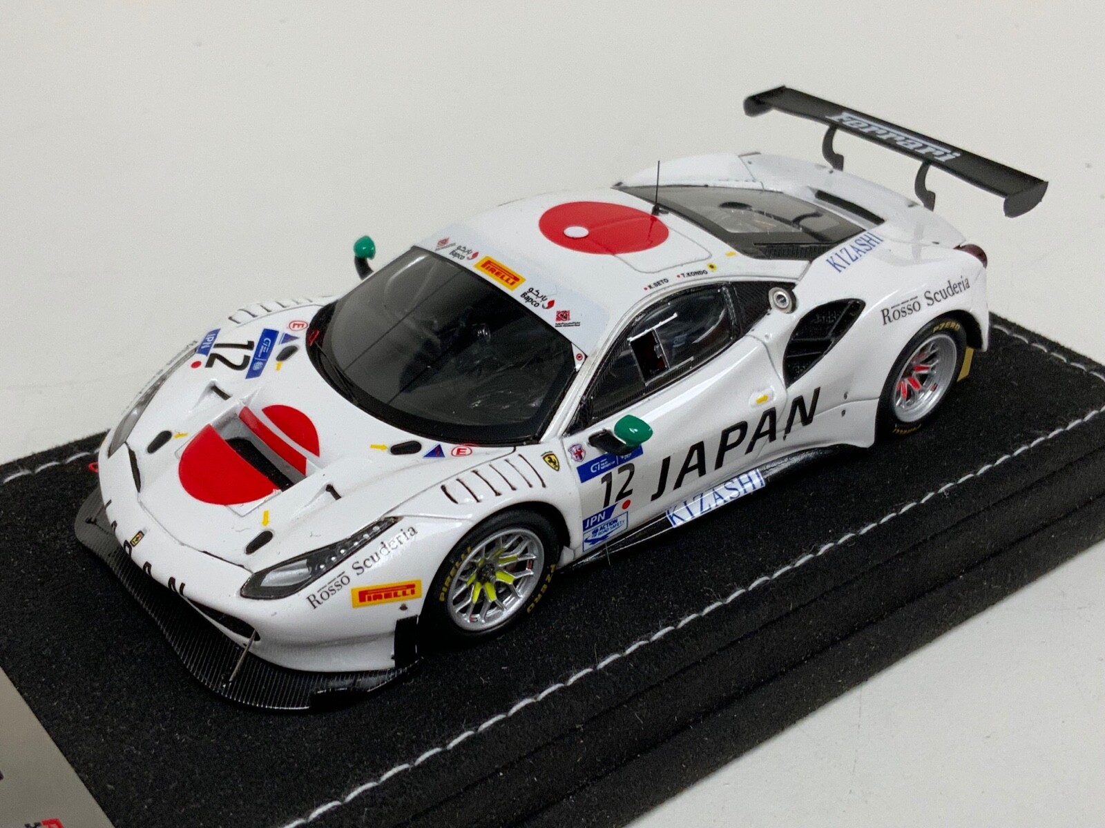 ミニカー 1/43 LookSmart Ferrari 488 GT3 LSRC07 1/43 Looksmart Ferrari 488 GT3 2018 Bahrain Japan Team FIA