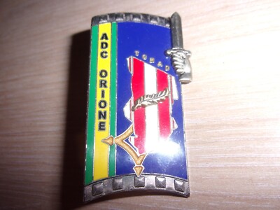 Insigne 208° Promotion ENSOA " Adc ORIONE "- Tchad - Sahara  - matriculé