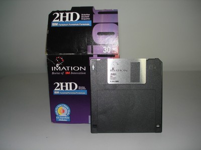 Imation  IBM Formatted 2HD 1.44MB Open  box of 30