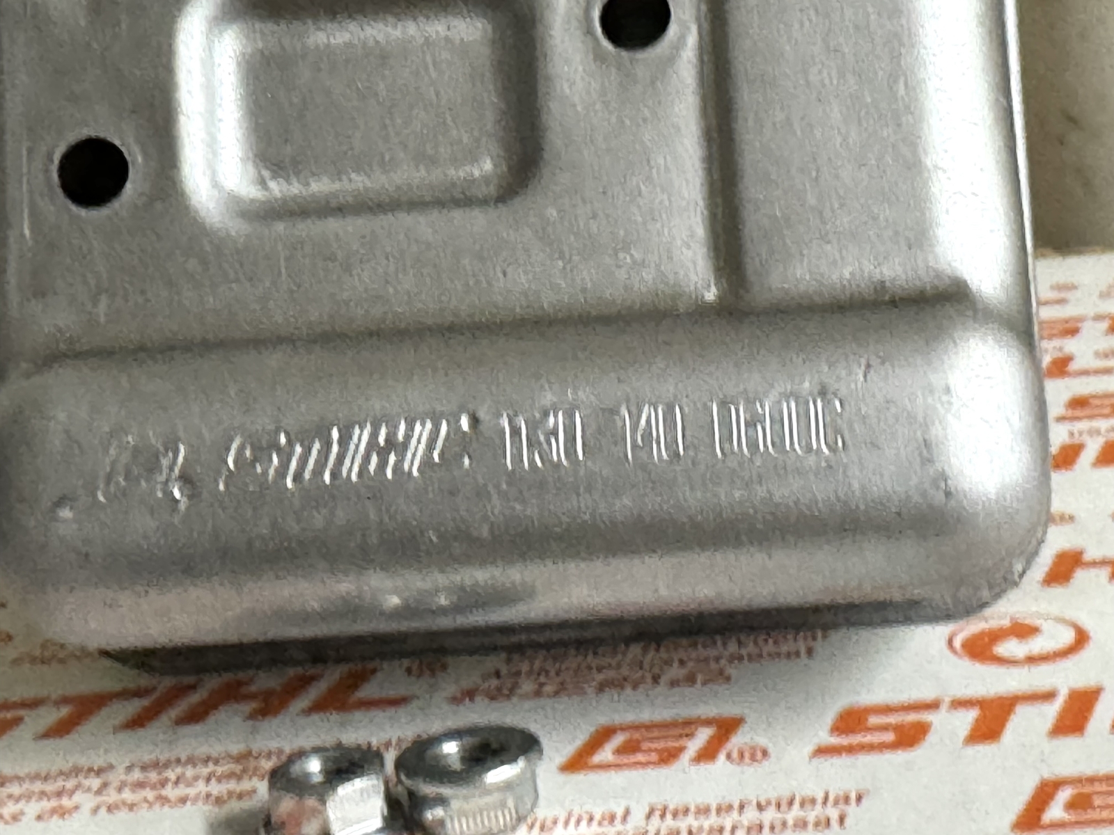 STIHL OEM MUFFLER 1130 140 0600 : STRIPPED NEW MS170 017 018 MS180 C C-B C-BE MS - Picture 6 of 6