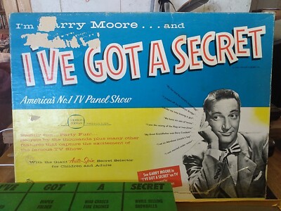 I'VE GOT A SECRET tv show Board game 1956 Rare Game show complete 100 percent