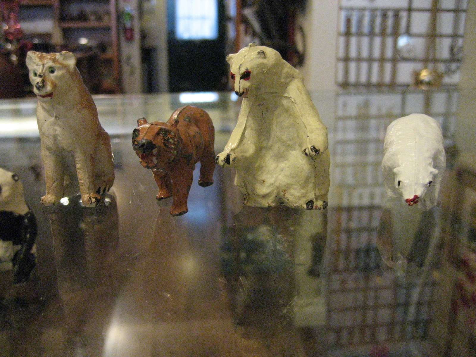 Vintage 54mm Zoo Figurines - 9 Pieces