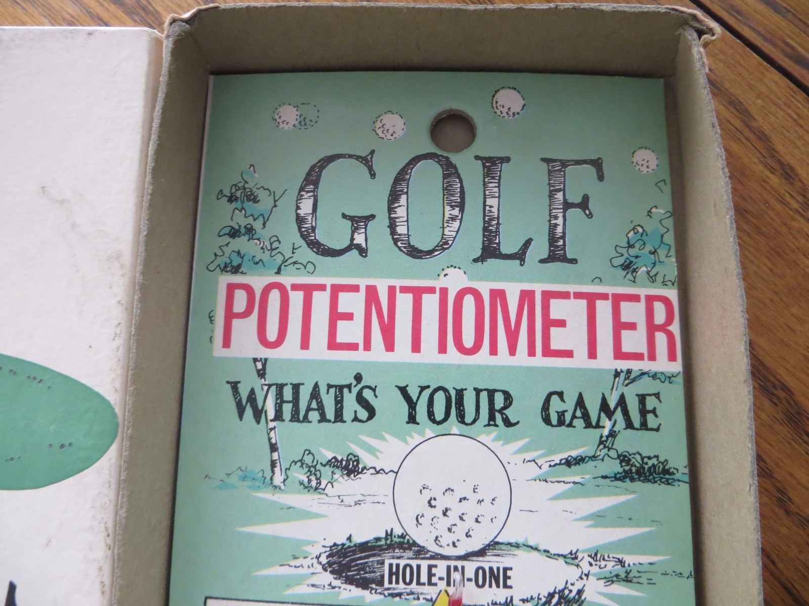 1966 Art Anson Inc.Golf Potentiometer what's your game golfing 19th hole game