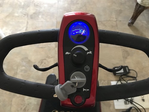 Red Buzz Around XL GB116 Scooter by  Golden Technologies