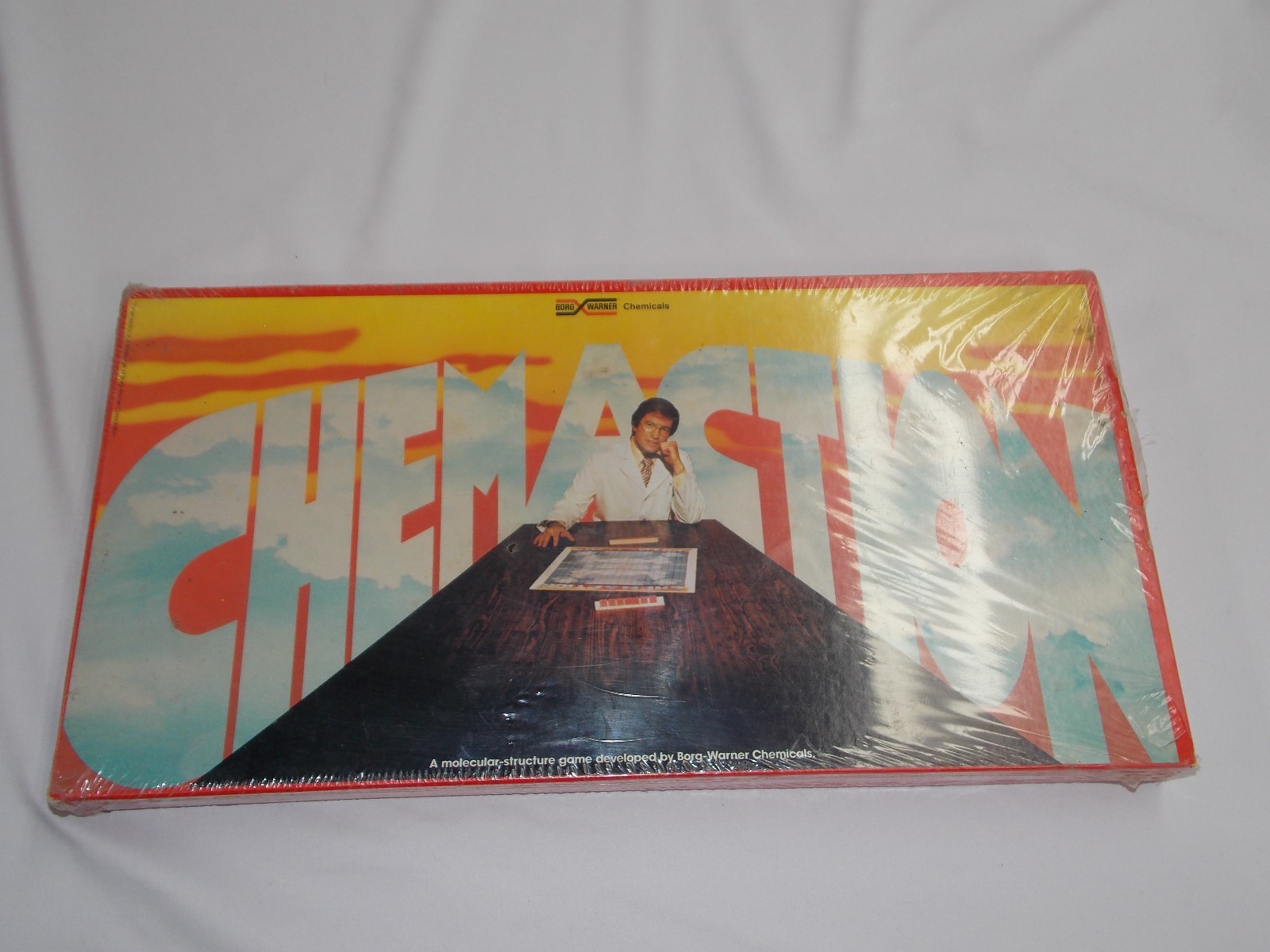 1977 Original Chemaction Board Game by Borg Warner Chemicals Sealed Rare!