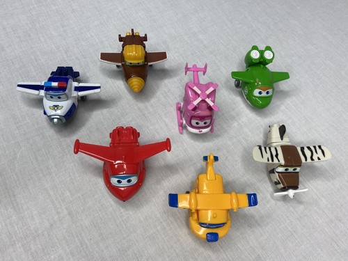Super Wings Toys Official Airplanes Collection Set of 7 Jett