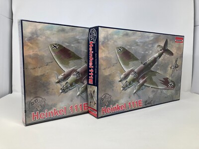 Set of 2 Roden Heinkel 111E  Emil  1/72 Scale Model Kits New in Box 145811