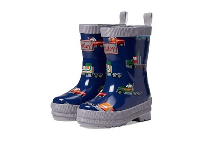 Ботинки для мальчиков Hatley Kids Big Rigs Блестящие непромокаемые ботинки (для малышей / Маленьких детей / больших детей)