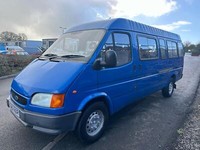 17 SEATER BLUE FORD TRANSIT MINIBUS LWB