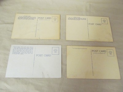 Four 1900's Vtg Postcards Oregon Lithograph Art Colortone White Border C.T.