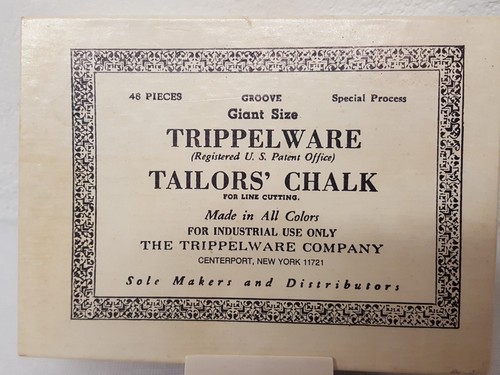 Vintage Trippelware Tailors Chalk Off White Giant Size Groove 24 Pieces