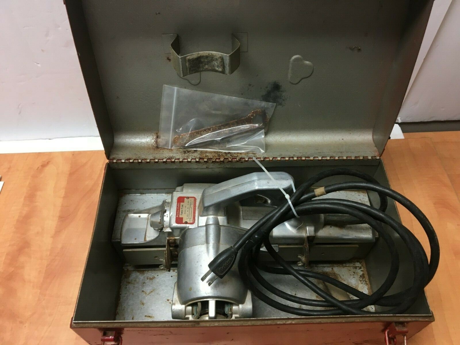 Porter Cable 126 Porta Plane Door Planer w/ Steel Case USA Working but