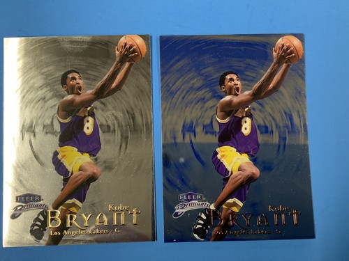 Kobe Bryant 1998-99 Fleer Brilliants Base & Blue Parallel