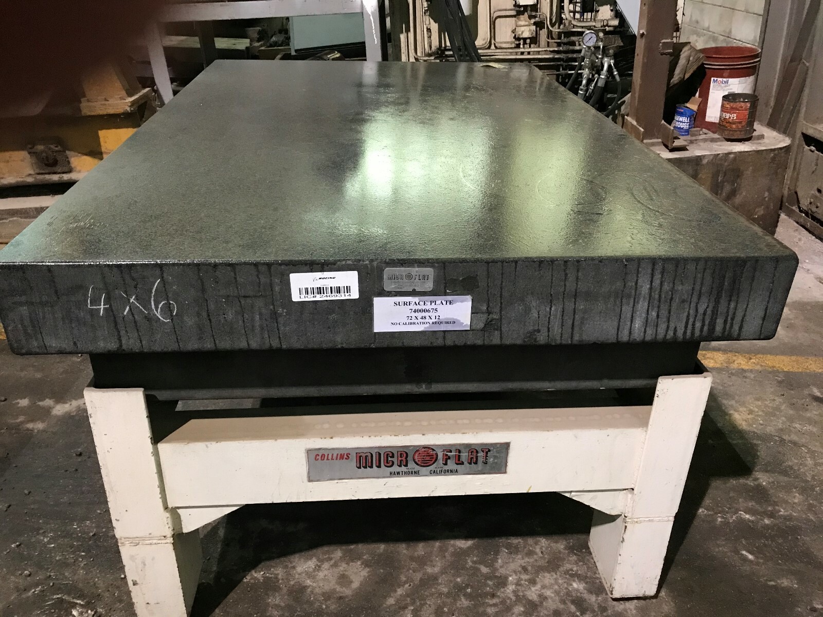 Granite Surface Plate 4 X 6 X 6 With Heavy Metal Stand eBay