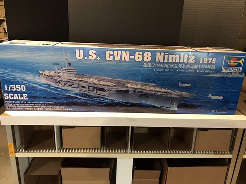 TRUMPETER 05605 U.S. CVN-68 NIMITZ 1975-NIB-1/350 SCALE | eBay