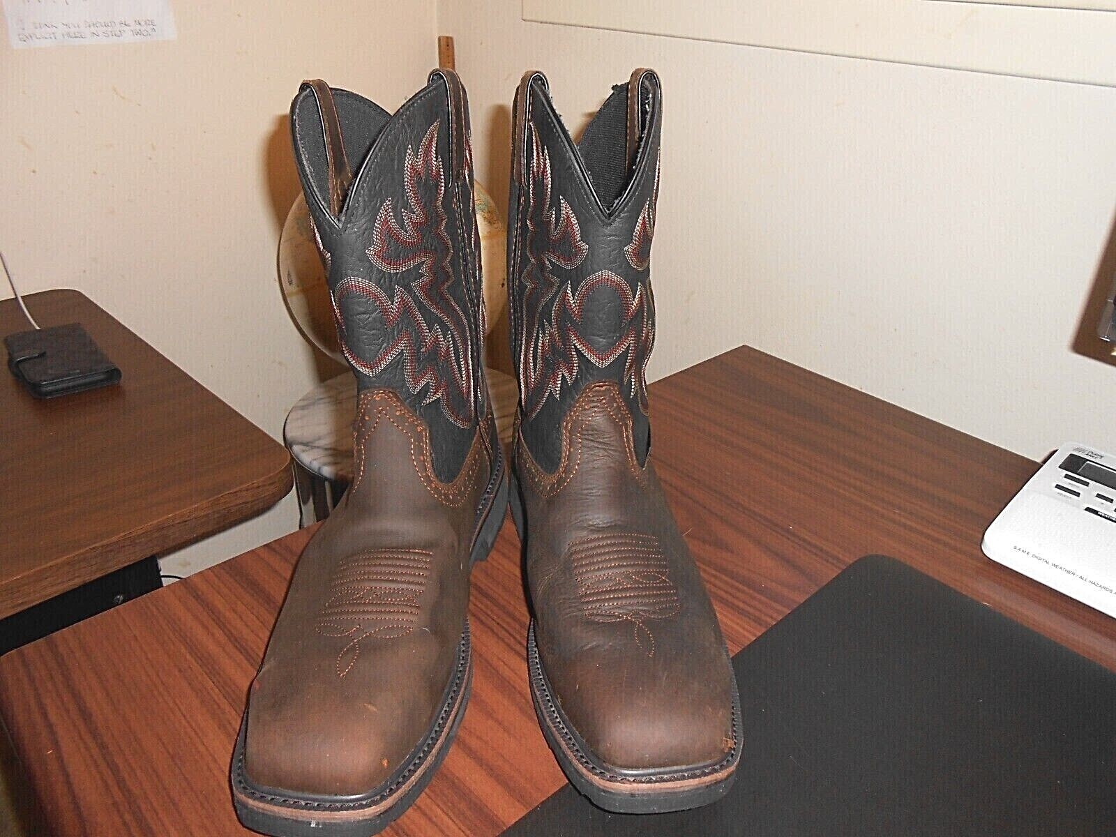 WOLVERINE Men's Rancher WPF Steel Toe Wellington Work Boot, Brown/Black,  13EW. | eBay