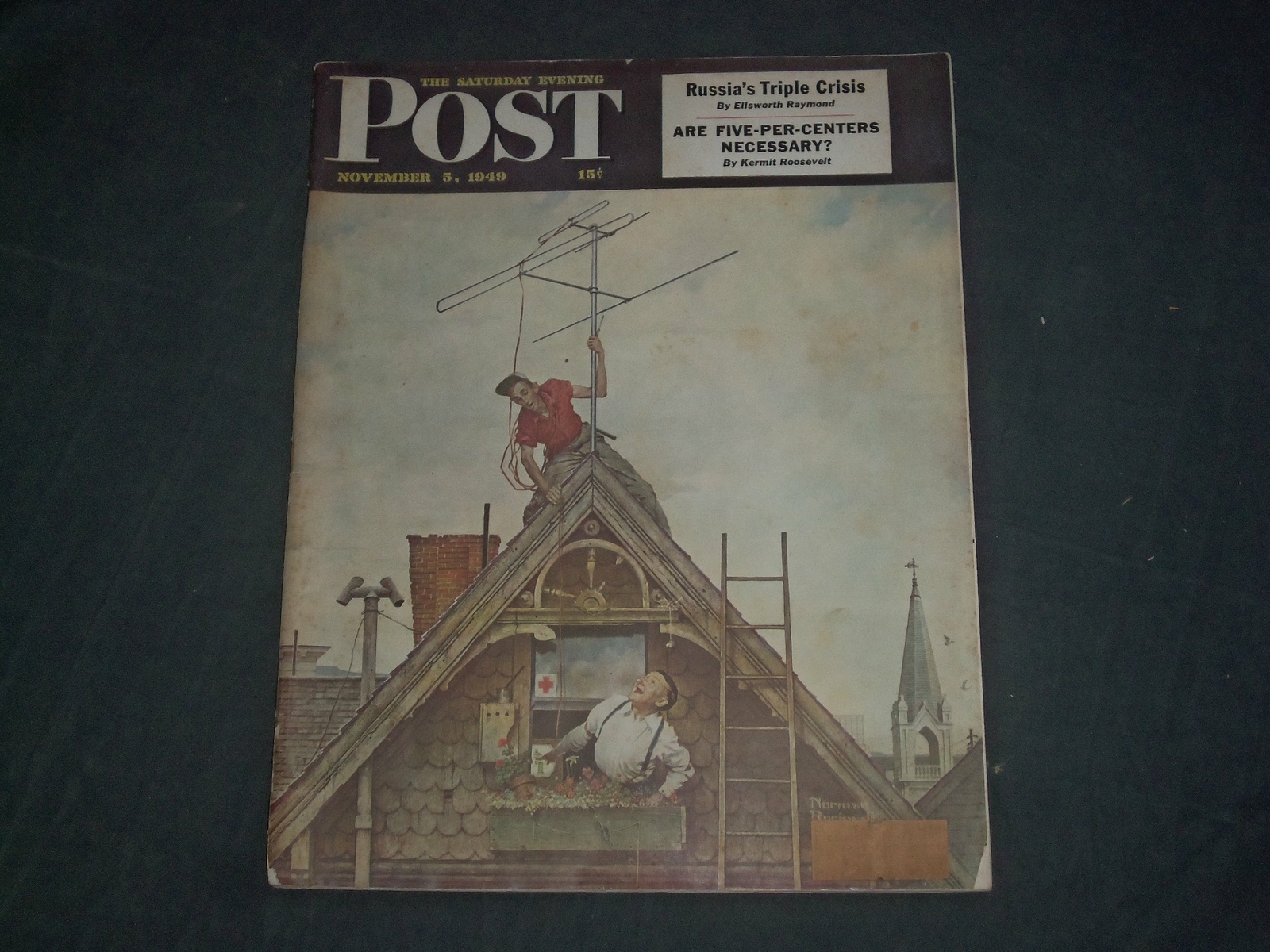 1949 NOV 5 THE SATURDAY EVENING POST MAGAZINE - NORMAN ROCKWELL