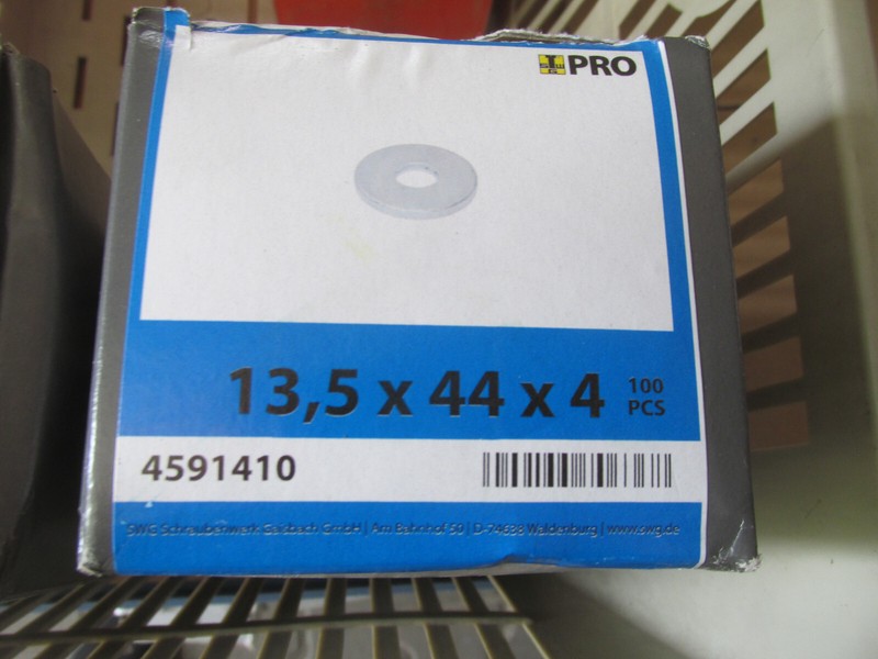 Unterlegscheiben Scheiben 13,5x44x4mm 100stÃ¼Ck / Restposten H2reg5k3