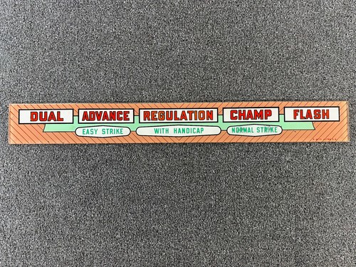 United Ultra Shuffle Alley Bowler Bowling Machine Score Display Marquee
