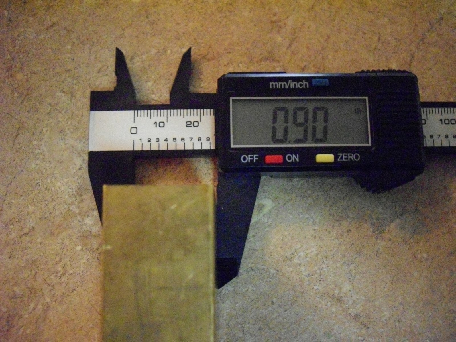 Brass Flat Bar  1.700 