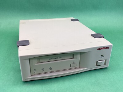 HP Compaq SCSI External DDS4 DAT40 Tape Drive 153620-001  P/N 159608-001