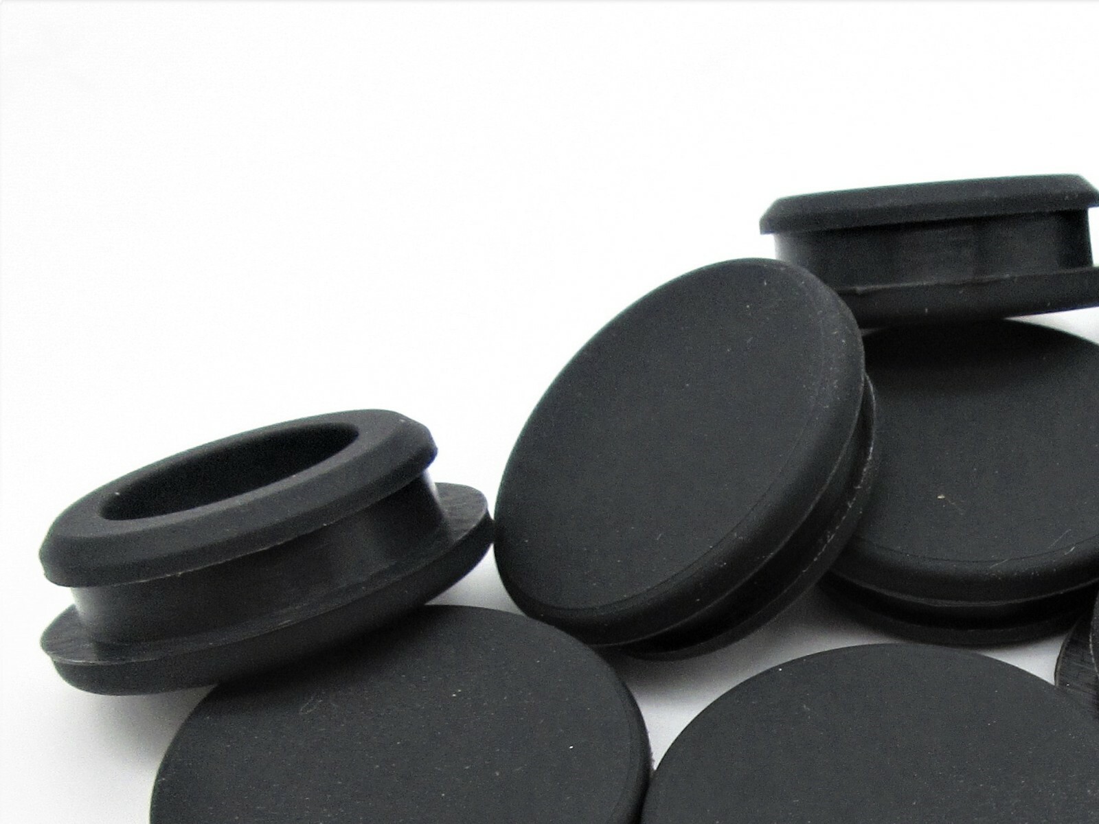 1 3/8" Rubber Hole Plug PushIn Compression Stem Bumpers Thick Panel