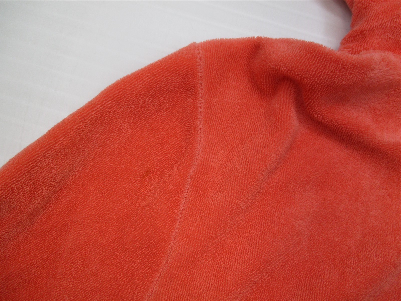 JUICY COUTURE K3070 Youth Girl's Size L Full Zip Terry Cotton Coral Track Hoodie