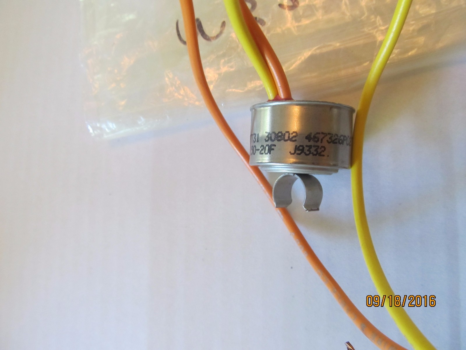 WR50x129 GE Refrigerator Defrost Thermostat L50-20F