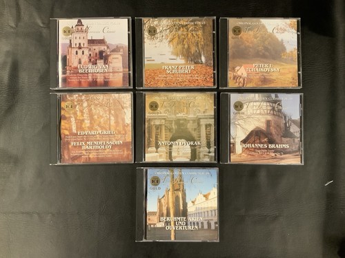 7 Rare Classical GOLD CD's Original Golden Classic 2, 10, 12