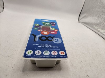 Yoo2 Mini Wireless Activity Tracker Steps Distance Calories Activity & Yoo App