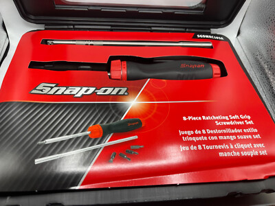 Snap-on Tools RED Ratcheting Soft Grip Screwdriver SGDMRC103A