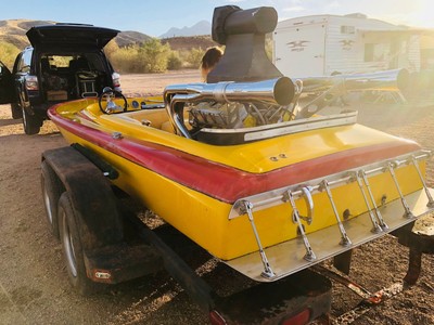 1976 Raysoncraft Flat Bottom V-Drive
