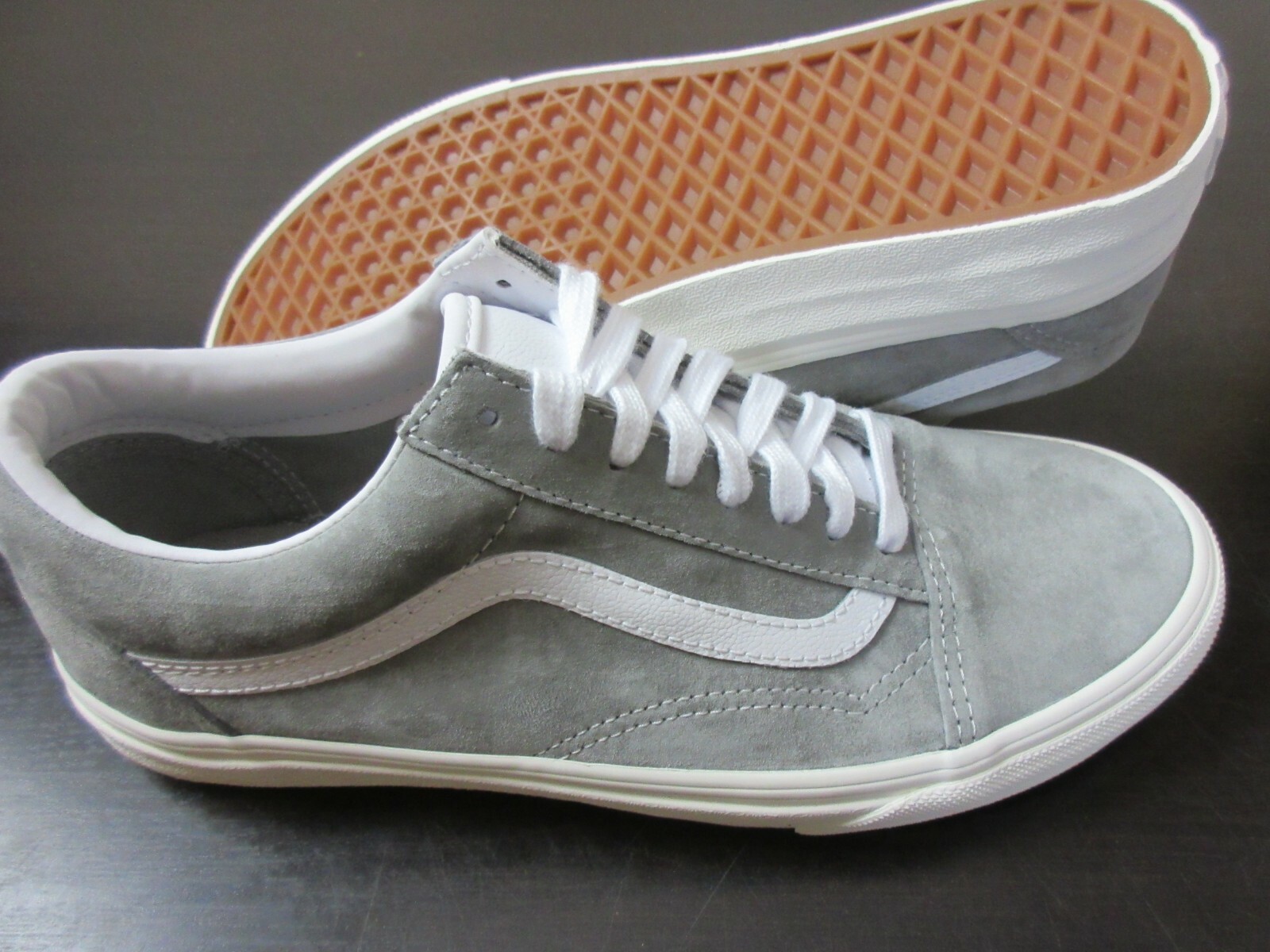 Old Skool Pig Suede Drizzle Grey 