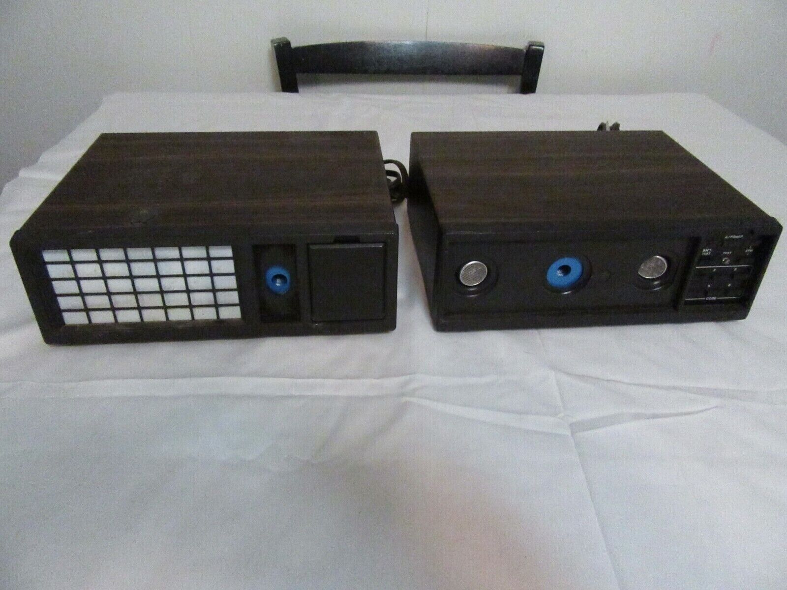 2 Vintage Radio Shack Tandy Safe House Home Burglar Alarm Model 49-304 49-305