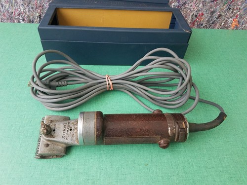 Vintage Stewart CLIPMASTER Clip Master Clippers Chicago Flexible Shaft Co Tested