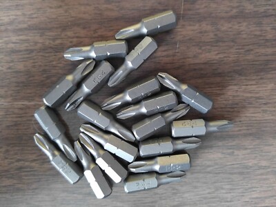 20x Phillips Magnetic Screw Driver Bit Quick Release 1/4 Hex Shank Tip PR2 