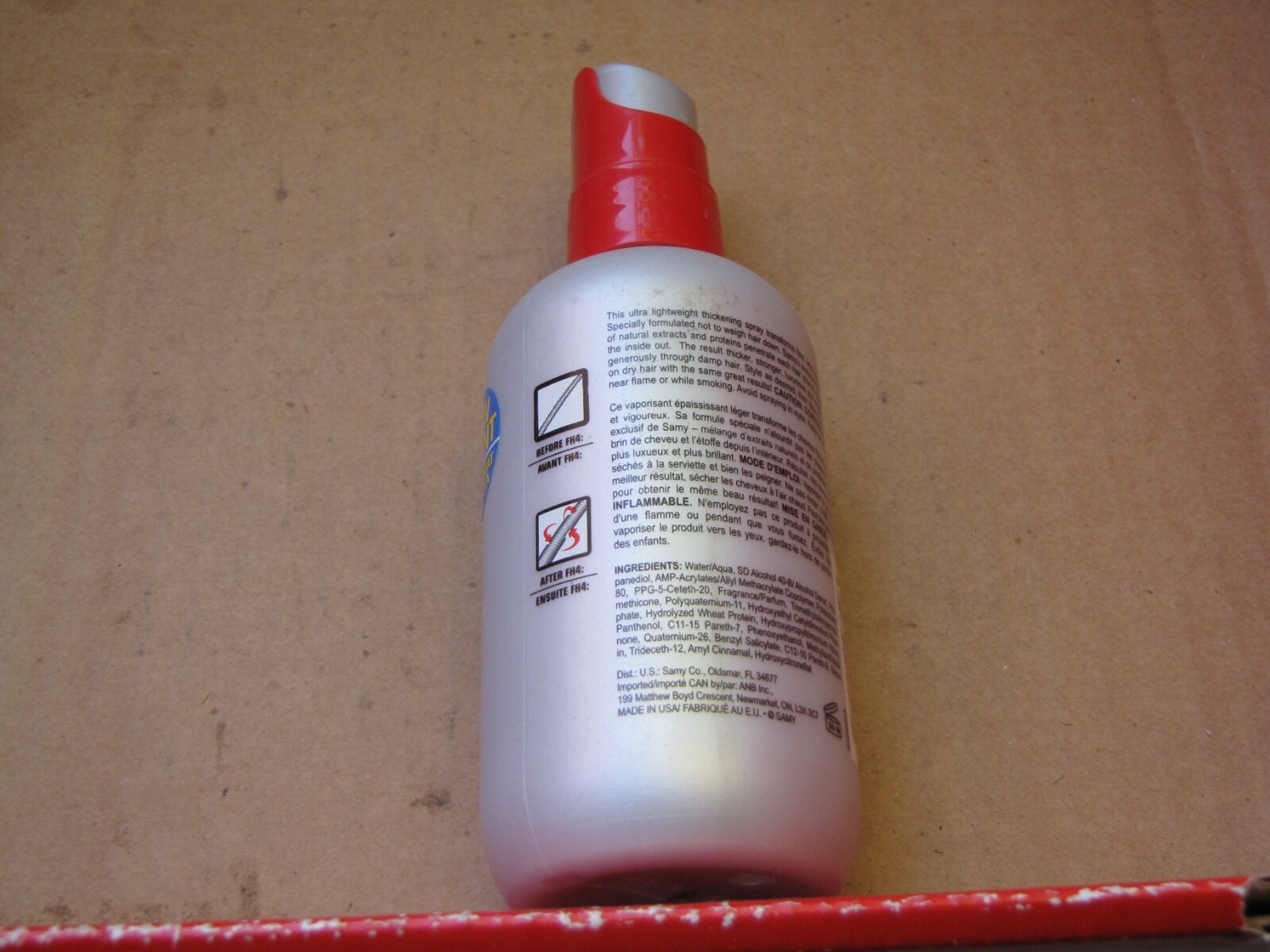 1 NEW FAT HAIR 0 CALORIES THICKENING SPRAY 6 OZ DISCONTINUED LAST ONES INK MARKS