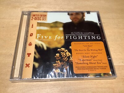 The Battle for Everything by Five for Fighting 2 CD Set (Aware Records. 2004)