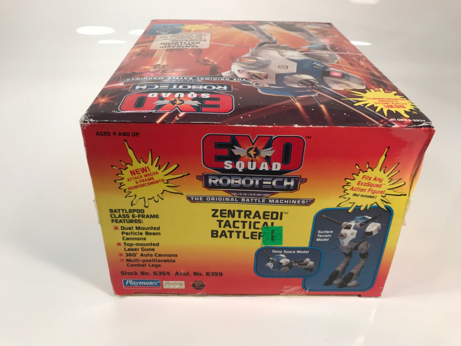 Exo Squad Robotech Series Zentradi Battle Pod BOX ONLY E-Frame