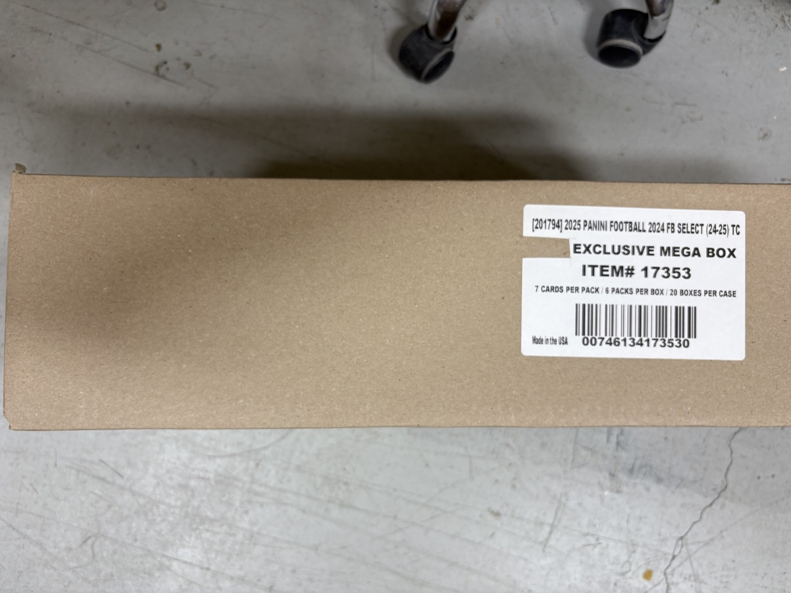 2024 Panini Select Football NFL Factory Sealed 20 Box Blaster Case