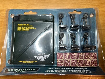 Warhammer 40k Lasgun Power Pack Munitorum Dice - Red Sealed 2012