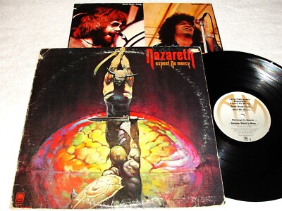 Nazareth ''Expect No Mercy'' 1977 Metal/Rock LP, VG-, Vinyl, Original A&M Press
