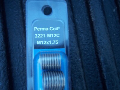 M12 x 1.75 Metric Thread Repair Insert Kit P/N 3221-M12C Perma Coil Fits Heli