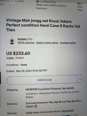 Item photo(s) from verified buyer