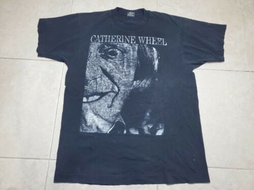 Vintage 1992 Catherine Wheel Black Metallic T Shirt XL Vintage 1992 Catherine Wheel Black Metallic T Shirt XL
