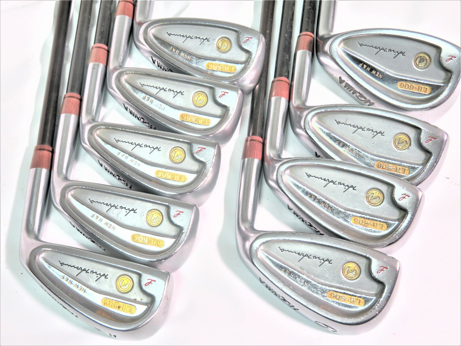 New Ver. LADIES 2STAR Gold HONMA LB-606 NEW H&F L-FLEX 9PC New Ver. LADIES 2STAR Gold HONMA LB-606 NEW H&F L-FLEX 9PC
