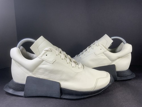 関税送料込み【RICK OWENS × ADIDAS】LEVEL RUNNER スニーカー adidas Level Runner Low Rick Owens Milk Men's - BY2992 - US