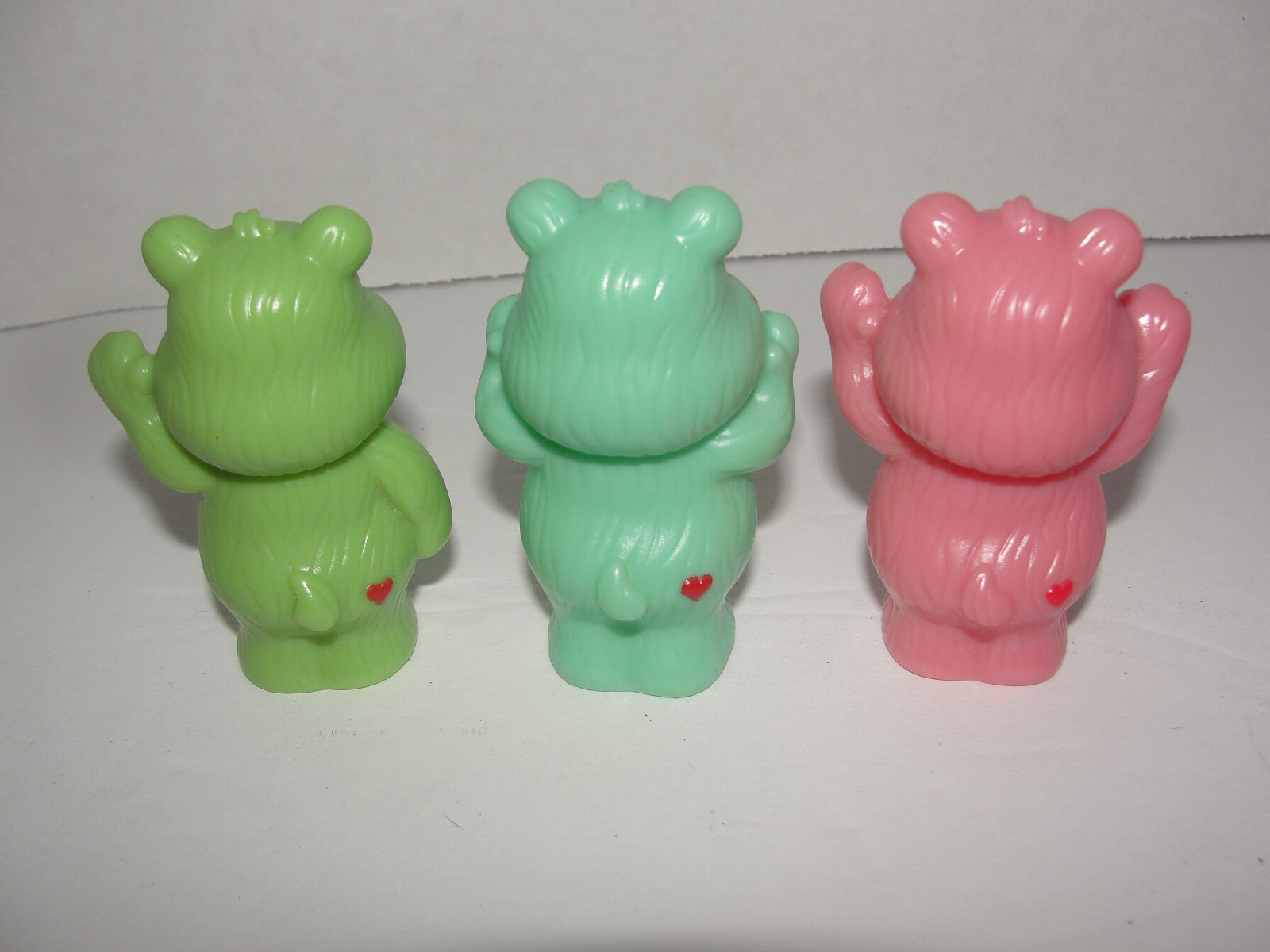 Care Bears Figure Plastic 2.5 inch Standing Lot of 3  PVC Dolls