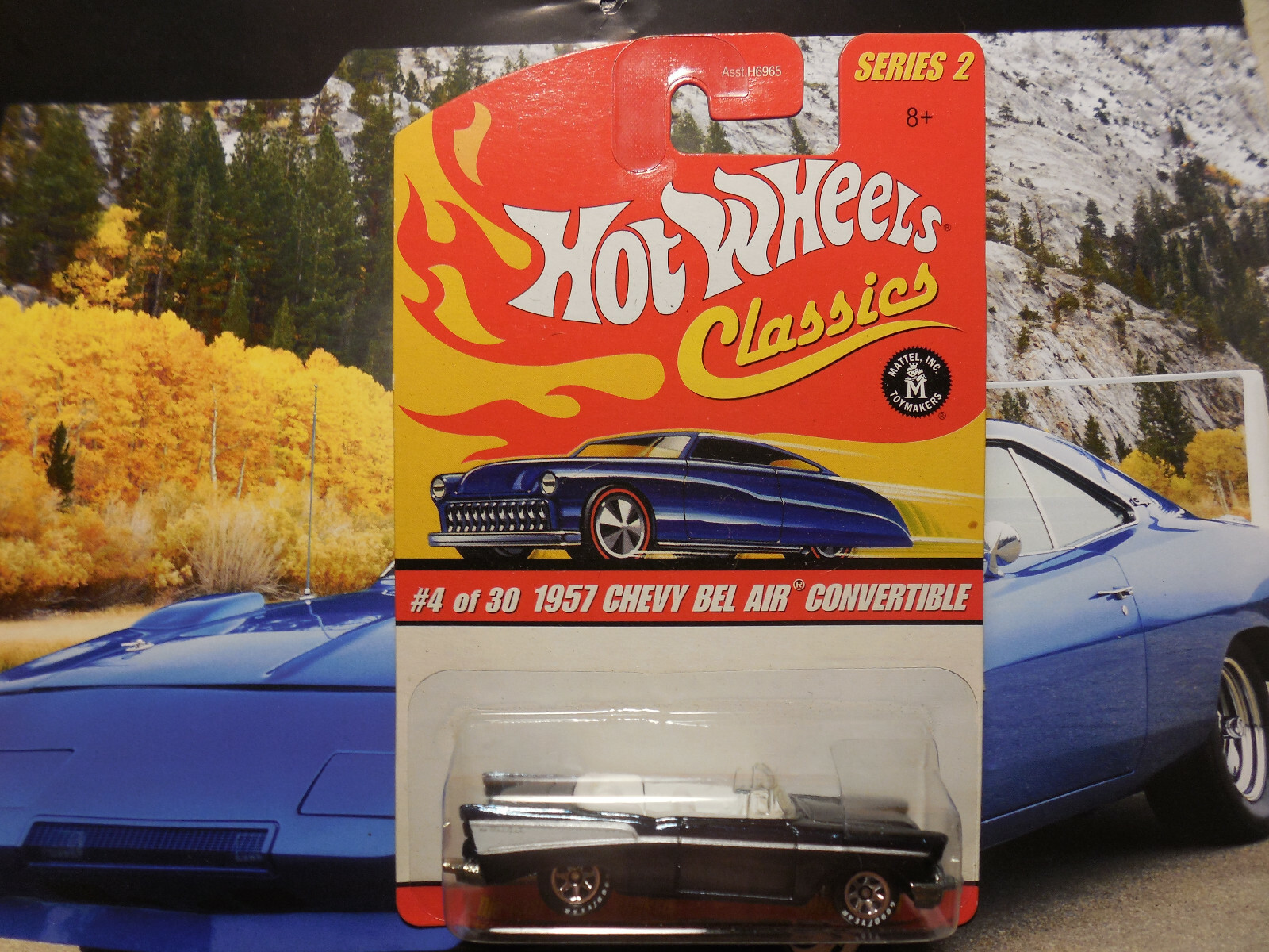 HOT WHEELS CLASSICS SERIES 2 1957 CHEVY BEL AIR CONVERTIBLE